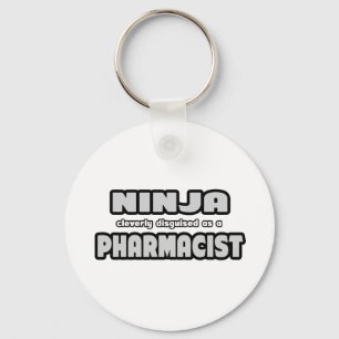Ninja Cleverly maskerad som farmaceut Nyckelring