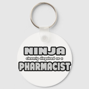 Ninja Cleverly maskerad som farmaceut Nyckelring