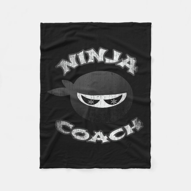 Ninja Coach Multitasking Team Trainer Speaker Gym Fleecefilt (Framsidan)