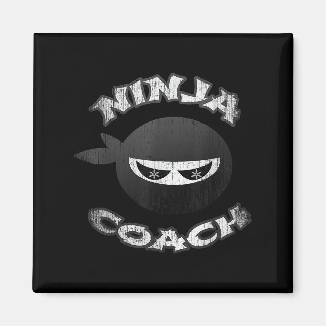 Ninja Coach Multitasking Team Trainer Speaker Gym Magnet (Framsidan)