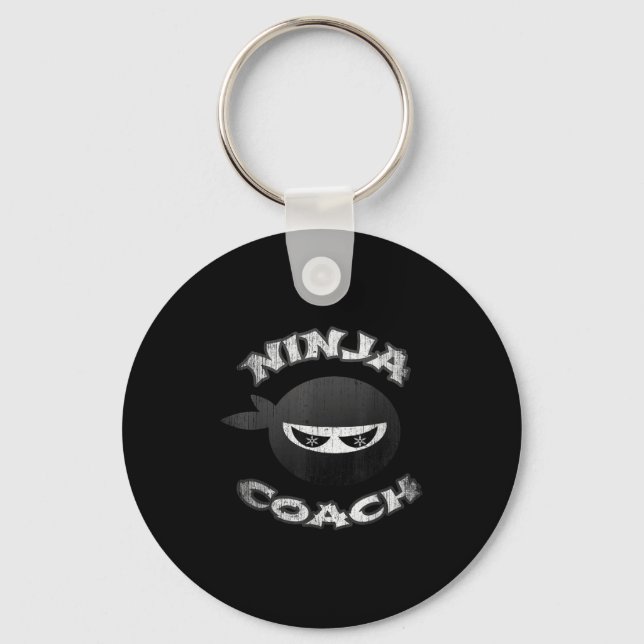 Ninja Coach Multitasking Team Trainer Speaker Gym Nyckelring (Framsida)