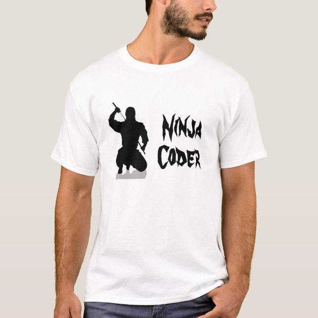 Ninja Coder Tee Shirt (Framsida)