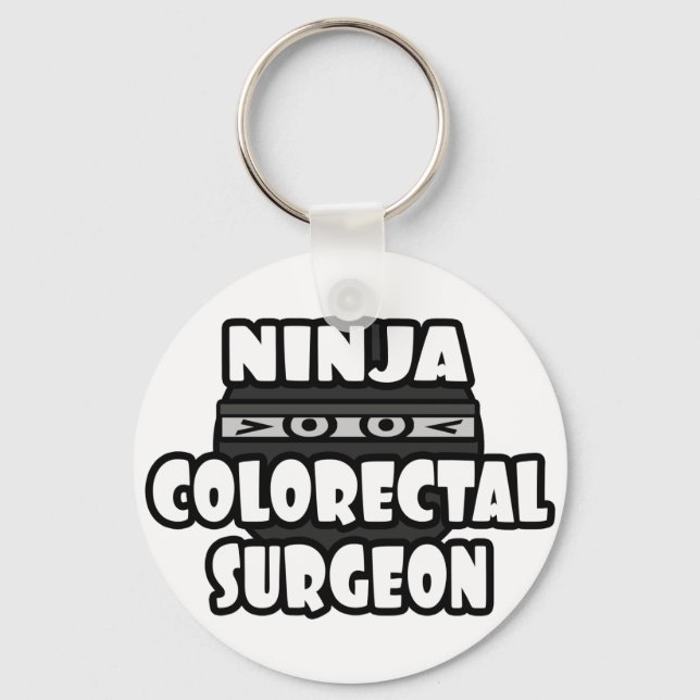 Ninja Colorectal Surgeon Nyckelring (Framsida)