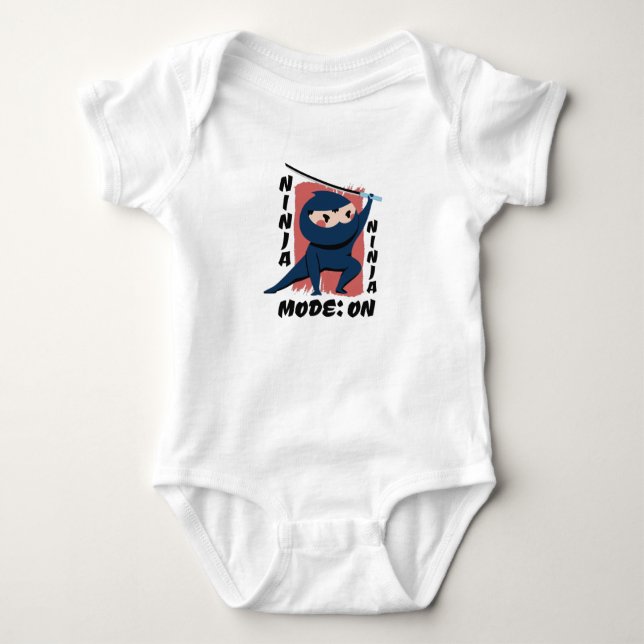 Ninja Costume T Shirt (Framsida)