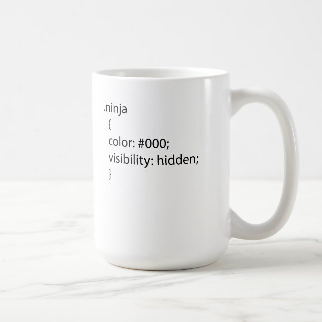 Ninja css definition kaffemugg (Höger)