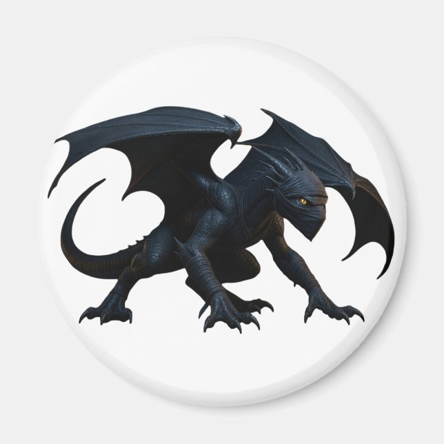 Ninja Drakon Magnet (Framsidan)