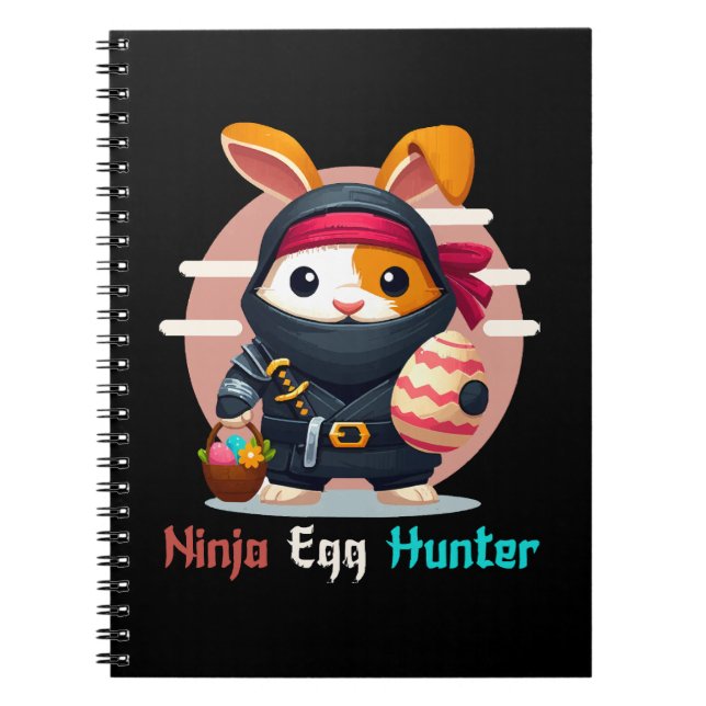 Ninja Egg Hunter Anteckningsbok (Framsidan)