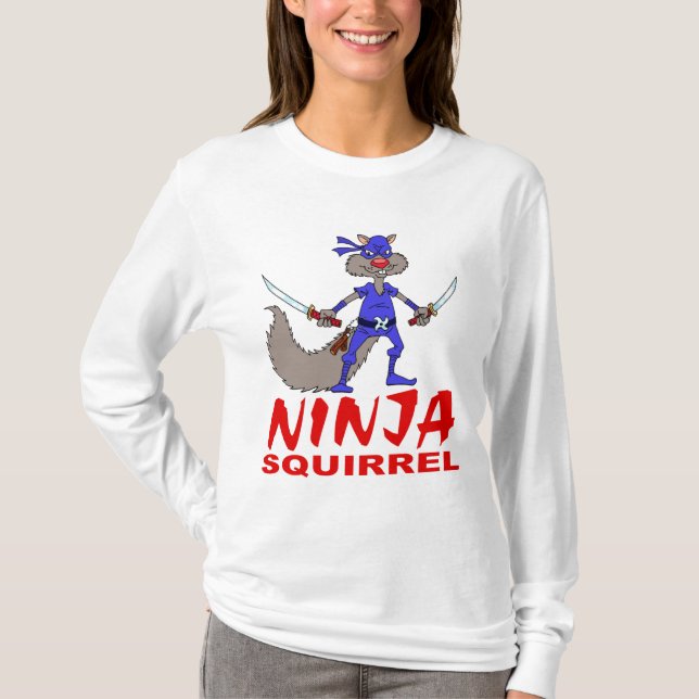 Ninja ekorre t-shirt (Framsida)