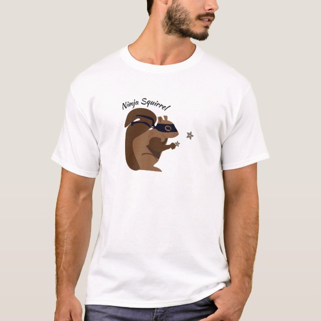 Ninja ekorre tee shirt (Framsida)