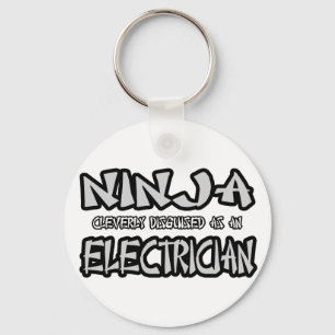 Ninja...Electrician Nyckelring