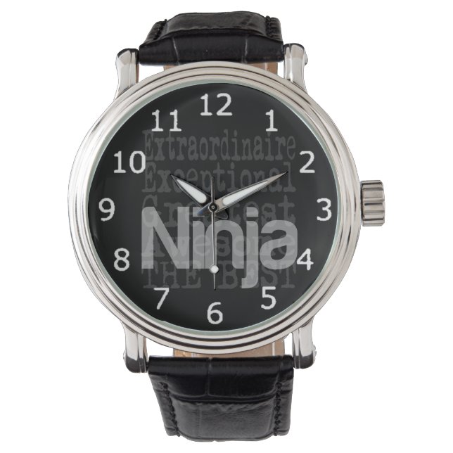 Ninja Extraordinaire Armbandsur (Framsida)