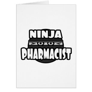 Ninja-farmaceut Hälsningskort