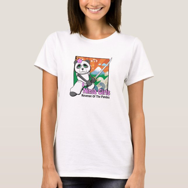 Ninja flickor t-shirt (Framsida)