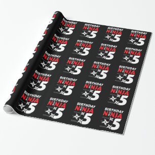 Ninja Födelsedagsfest - födelsedag Ninja 5 Presentpapper