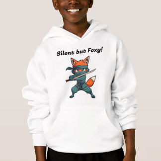 Ninja Fox Kids Sweatshirt – Cute Fox Hoodie T Shirt