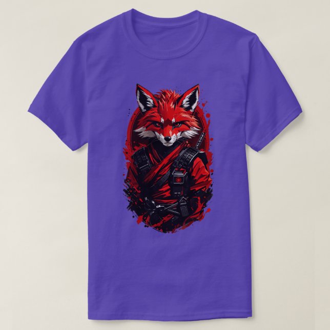 Ninja Fox T Shirt (Design framsida)