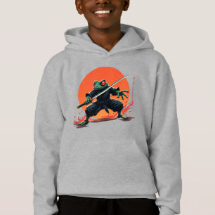 Ninja Frog Warrior - Samurai Katana Anime Fighter T Shirt