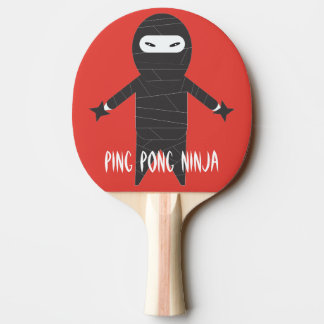 Ninja Funny Tecknad Smack Talk Roligt Pingisracket