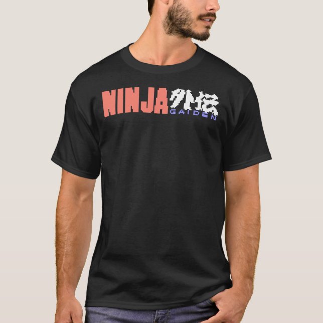 Ninja Gaiden Logotyp Essential T-Shirt (Framsida)
