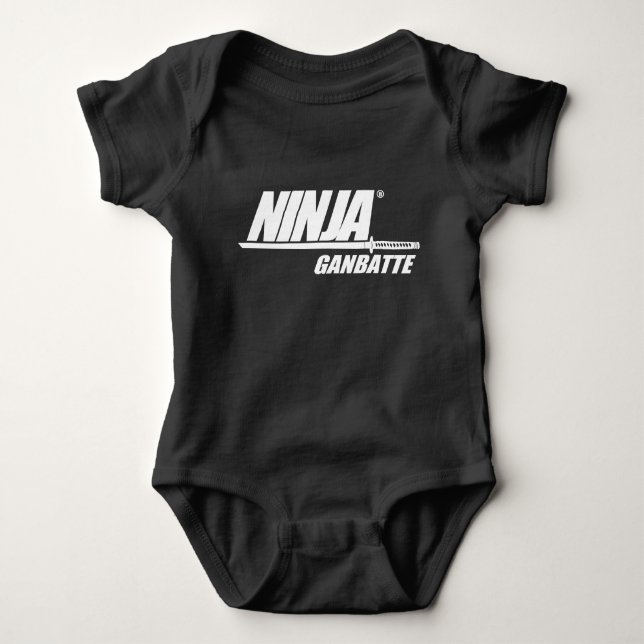Ninja Ganbatte T-shirt (Framsida)