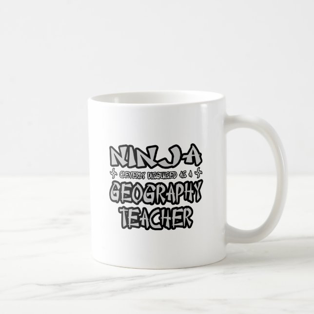 Ninja...Geography Teacher Kaffemugg (Höger)