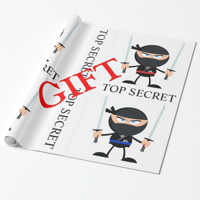 Ninja, Gift Guards Presentpapper (Utrullad)