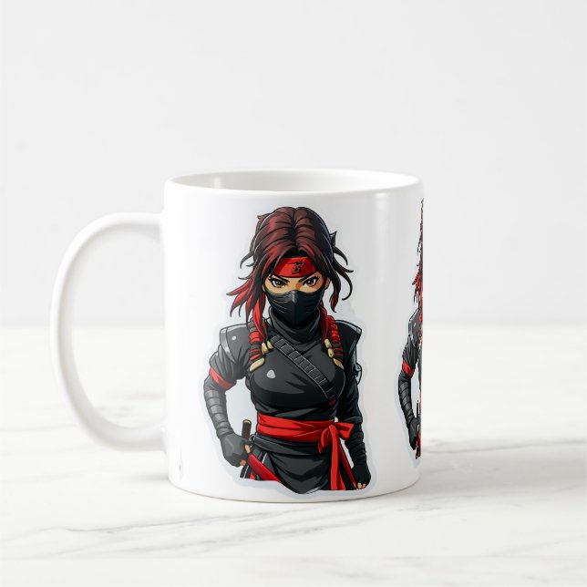 Ninja Girl Kaffemugg (Vänster)