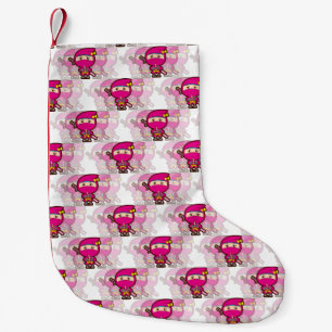 Ninja Girl Liten Julstrumpa