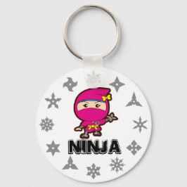 Ninja Girl Nyckelring
