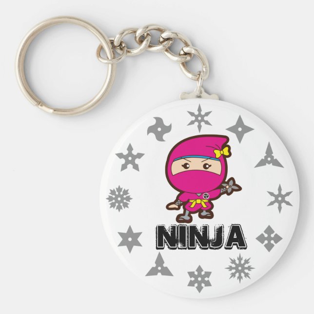 Ninja Girl Nyckelring (Framsidan)