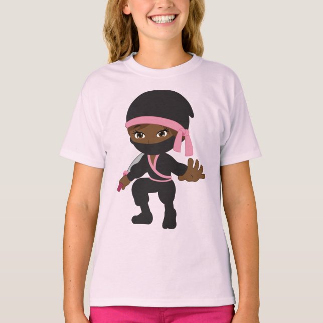 Ninja Girl T-Shirt (Framsida)