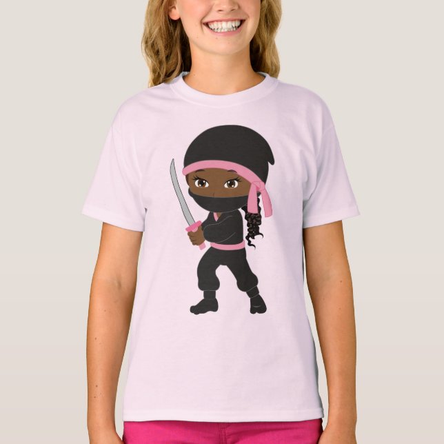 Ninja Girl T-Shirt (Framsida)