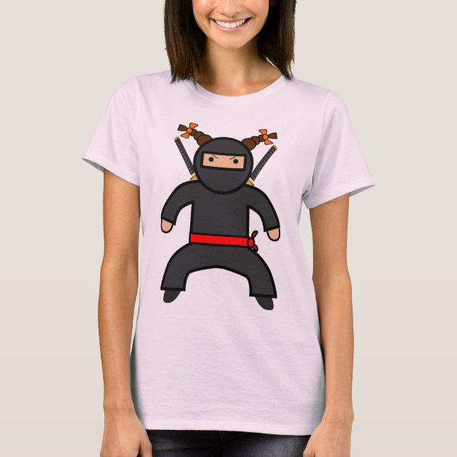 Ninja Girl T-shirt (Framsida)