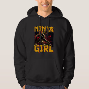 Ninja Girl Warrior Funny Hoodie