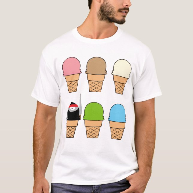 Ninja glass t shirt (Framsida)