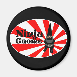Ninja Gnome Magnet