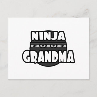 Ninja Grandma Vykort