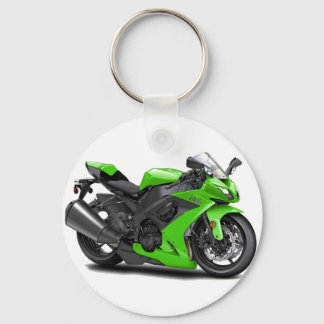 Ninja Grönt Bike Nyckelring