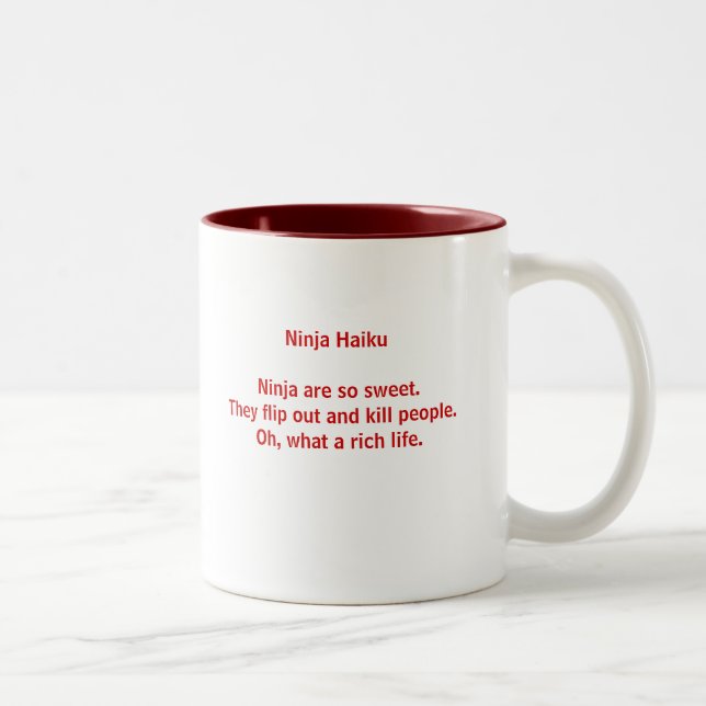 Ninja Haikumugg Två-Tonad Mugg (Höger)