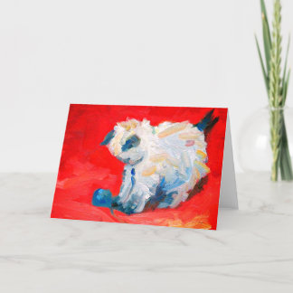 "Ninja " hälsningkort Kort