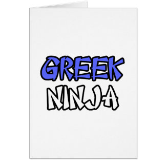 Ninja Hälsningskort