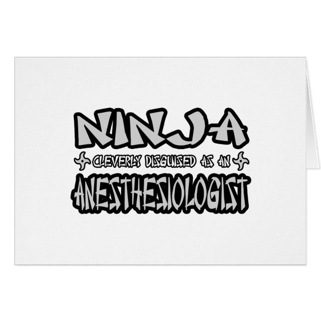 Ninja.. Hälsningskort (Framsidan Horizontal)