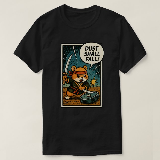 Ninja Hamster | “DAMMET SKALL Falla!” T Shirt (Design framsida)