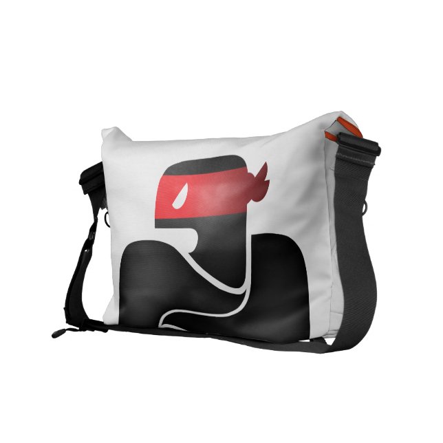 Ninja hänger lös messenger bag (Höger Baksida)