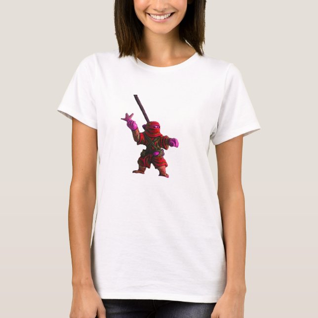 Ninja i Red T-shirt (Framsida)