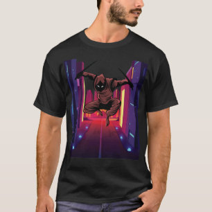 Ninja i Tokyo Japan Warrior Swordsman T Shirt
