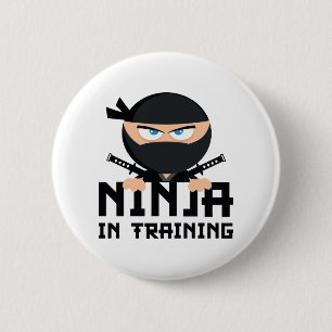 Ninja i utbildning knapp