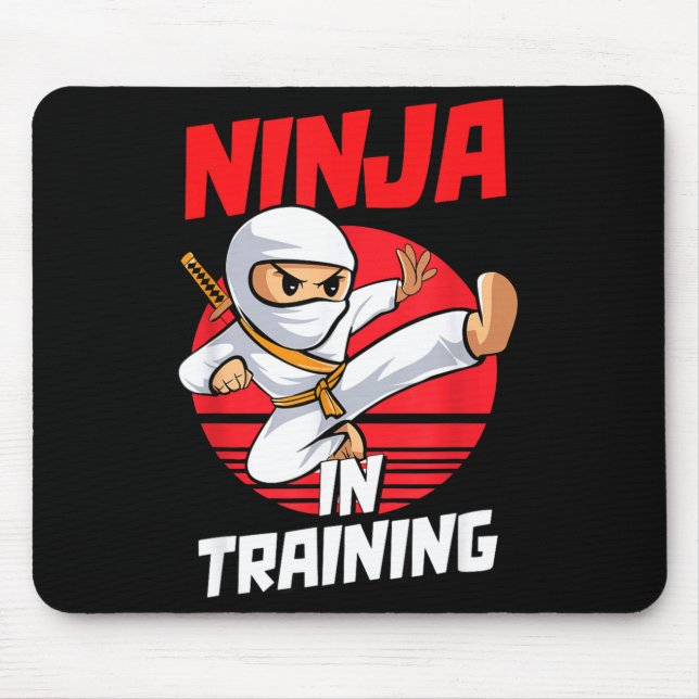 Ninja In Training Costume Party Warrior Boys Girls Musmatta (Framsidan)