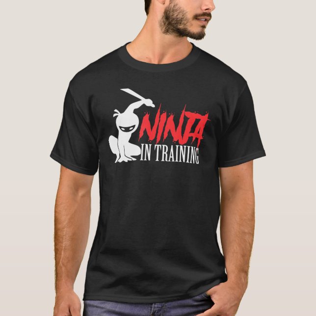 Ninja in Training Funny Ninja Bday För manar Women T Shirt (Framsida)