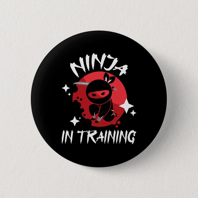 Ninja in Training - Karate Taekwondo Mixed Martial Knapp (Framsida)